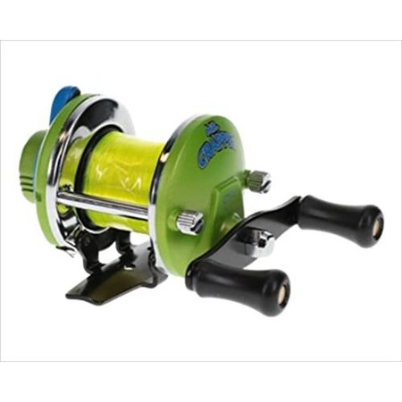 Mr. Crappie Crappie Thunder Round Jigging Reel, 361, 32 Oz CTJTR